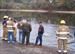 A truck in the River is not exactly an everyday kind of call.
